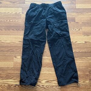 Black cargo pants